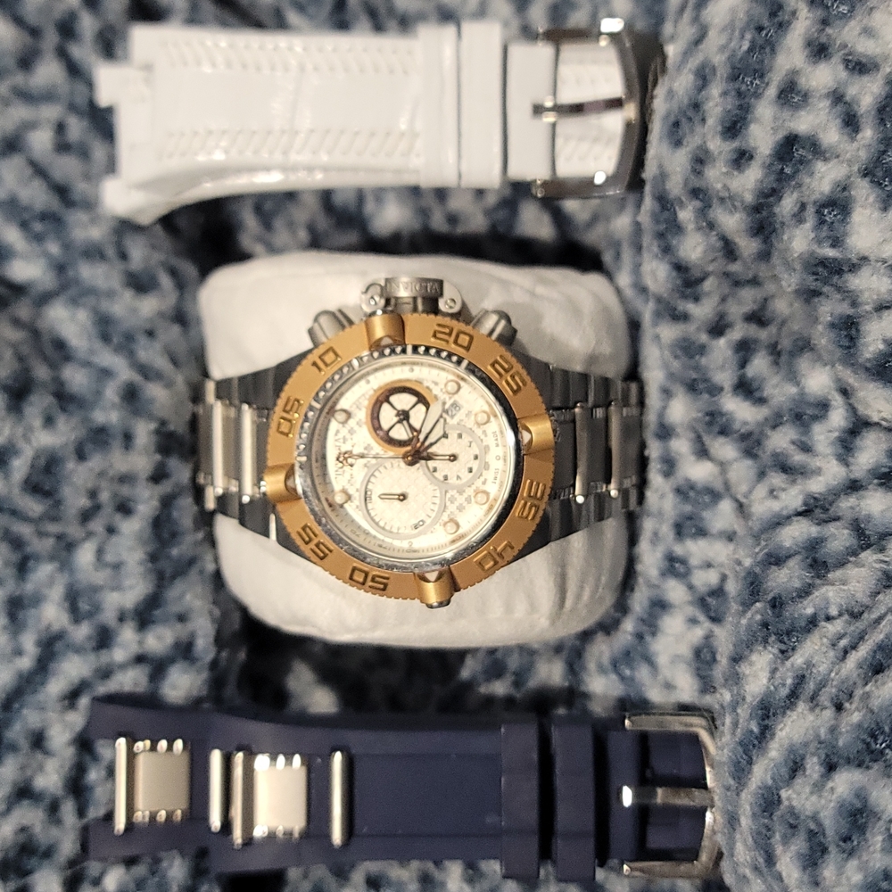 Men's Invicta Subaqua Noma IV. 2 EXTRA BANDS INCLUDED! - Picture 3 of 8